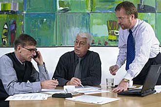 Peter Höbel, Reiner W. Kemmler und  Peter Kiesgen